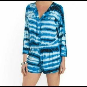 Young Fabulous & Broke long sleeve shorts romper